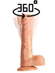 J.B. Titreşimli Ultra Realistik Dildo Vibratör - 19cm Esnek Yapı
