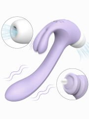 Hammer G‑Noktası ve Klitoris Titreşim + Emiş Vibratörü | Şarjlı, Su Geçirmez, Güçlü