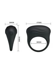 Bertram Titreşimli Silikon Penis Halkası | Çift Etkili Vibrasyon & Konforlu Tasarım | 724Haz