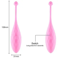 Diamond Uzaktan Kumandalı Yumurta Vibratör – Diskret & Taş Detaylı | 724Haz