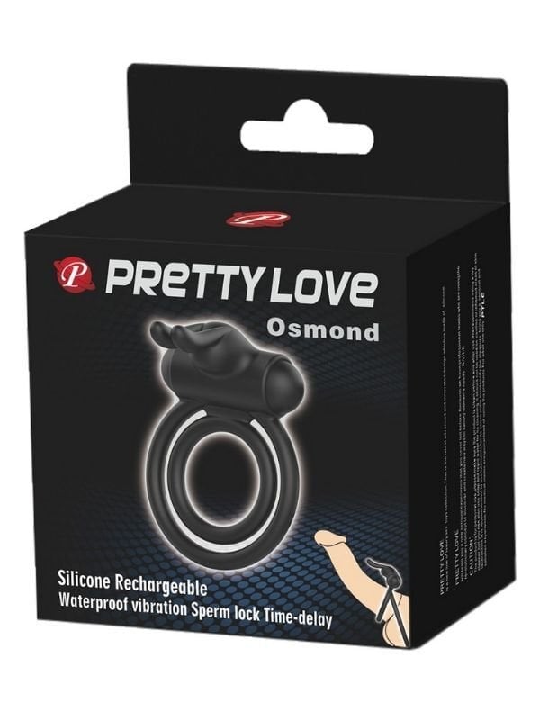 Osmond Titreşimli Silikon Penis Halkası | Çift Etkili Vibrasyon & Klitoral Uyarıcı | 724Haz