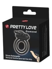 Osmond Titreşimli Silikon Penis Halkası | Çift Etkili Vibrasyon & Klitoral Uyarıcı | 724Haz