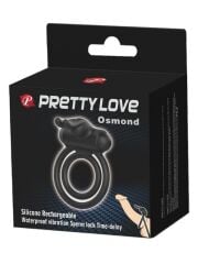 Osmond Titreşimli Silikon Penis Halkası | Çift Etkili Vibrasyon & Klitoral Uyarıcı | 724Haz