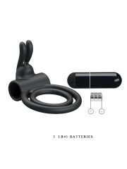 Osmond Titreşimli Silikon Penis Halkası | Çift Etkili Vibrasyon & Klitoral Uyarıcı | 724Haz