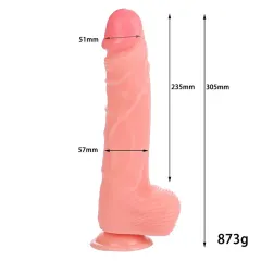 Ultra Long Power 31 cm Dildo – Uzun & Vantuzlu | 724Haz