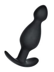 CENSAN Anal Plug boyut M silikon siyah 11,5 cm