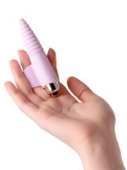 Jos Nova Parmak Ucu Anal Plug | Pembe 9 cm | Taşınabilir Anal Mastürbatör