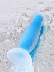 CENSAN Beyond Kyle Glow Gece Parlayan Anal Plug , Silikon, Şeffaf, 10 cm