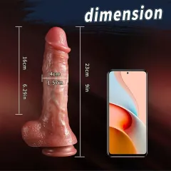 Satisfaction Real Ball Dildo – Çift Katmanlı & Gerçekçi | 724Haz