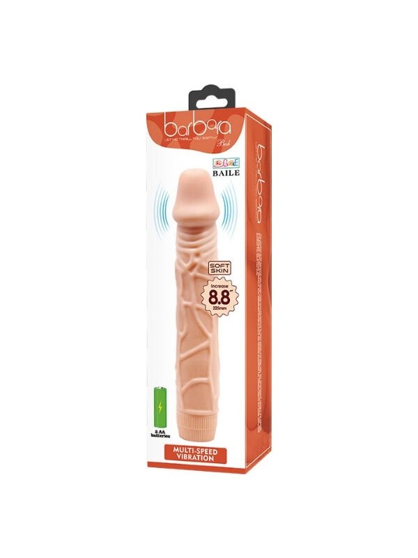 Barbara Realistik Vibratör | TPR Malzeme & Ayarlanabilir Titreşim | 724Haz