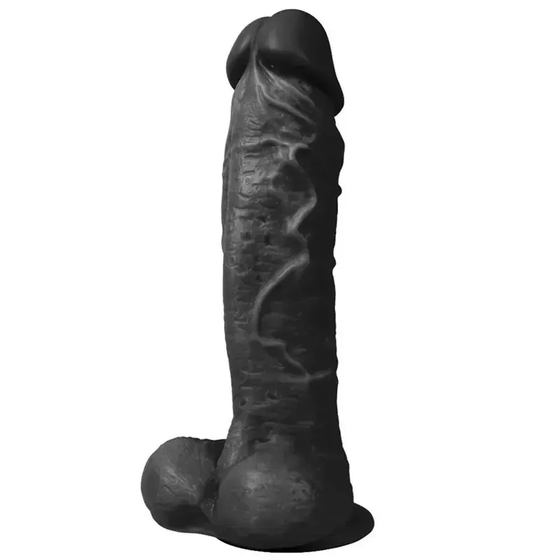 Xise King Flexible Black 27 Cm Siyah Dildo