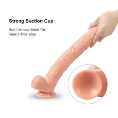 Xise Huoer Flexible 43 cm Dildo – Ultra Uzun & Esnek | 724Haz