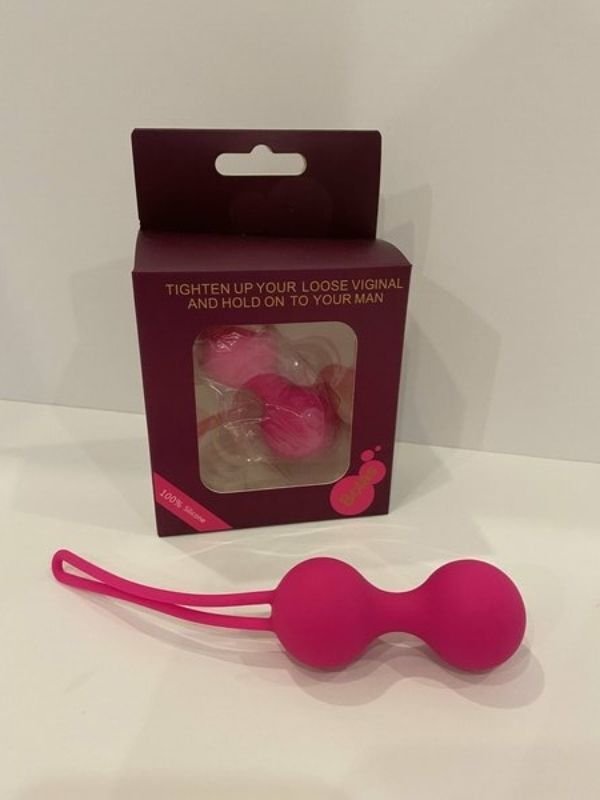 İç Bilyalı Vajinal Top – Çift Boğumlu 2’li Set