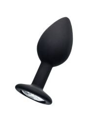 Censan POPO Norma Anal Plug silikon siyah 7,2 cm 25 gr