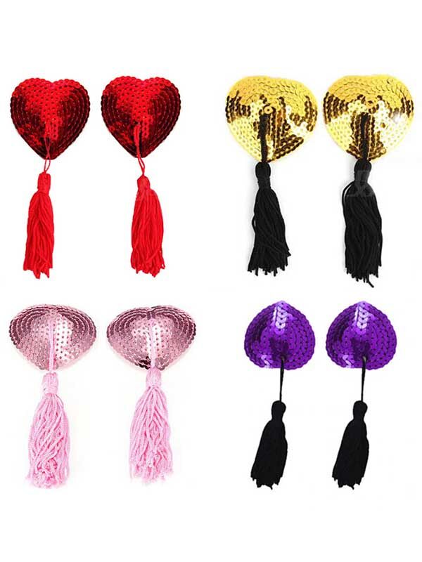 Censan Silikon Pullu Göğüs Püskülü – Pul Detaylı Meme Süsü