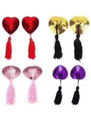 Censan Silikon Pullu Göğüs Püskülü – Pul Detaylı Meme Süsü