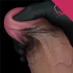 Lovetoy 25 cm Çift Katmanlı Mega Melez Dildo – Gerçekçi Doku, Esnek ve Dayanıklı Tasarım | 724Haz