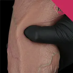 Lovetoy 25 cm Çift Katmanlı Mega Melez Dildo – Gerçekçi Doku, Esnek ve Dayanıklı Tasarım | 724Haz