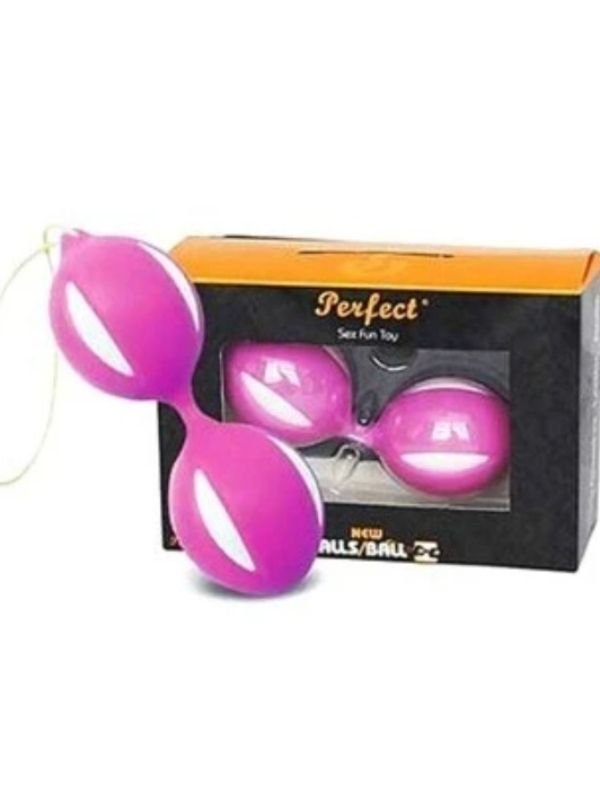 Kegel Egzersiz Topları Pembe | İçeride Titreşimli Kegel Seti