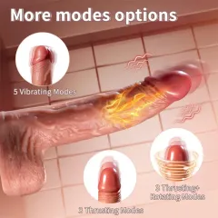 Çılgın Joe 22 Cm Isıtmalı Oynar Başlı Dildo