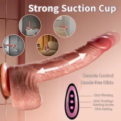 Çılgın Joe 22 Cm Isıtmalı Oynar Başlı Dildo