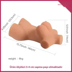 Xise Busty Lady Silikon Yarım Vücut Masturbator – Gerçekçi Göğüs & Pelvis, Dayanıklı Silikon Yapı | 724Haz