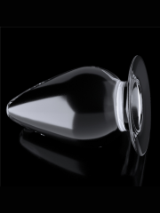 724Haz Flawless Clear Anal Plug | 4.5 inç, Şeffaf, Silikon ve Ergonomik Tıkaç