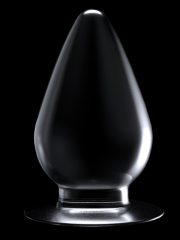 724Haz Flawless Clear Anal Plug | 4.5 inç, Şeffaf, Silikon ve Ergonomik Tıkaç