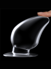 724Haz Flawless Clear Anal Plug | 4.5 inç, Şeffaf, Silikon ve Ergonomik Tıkaç