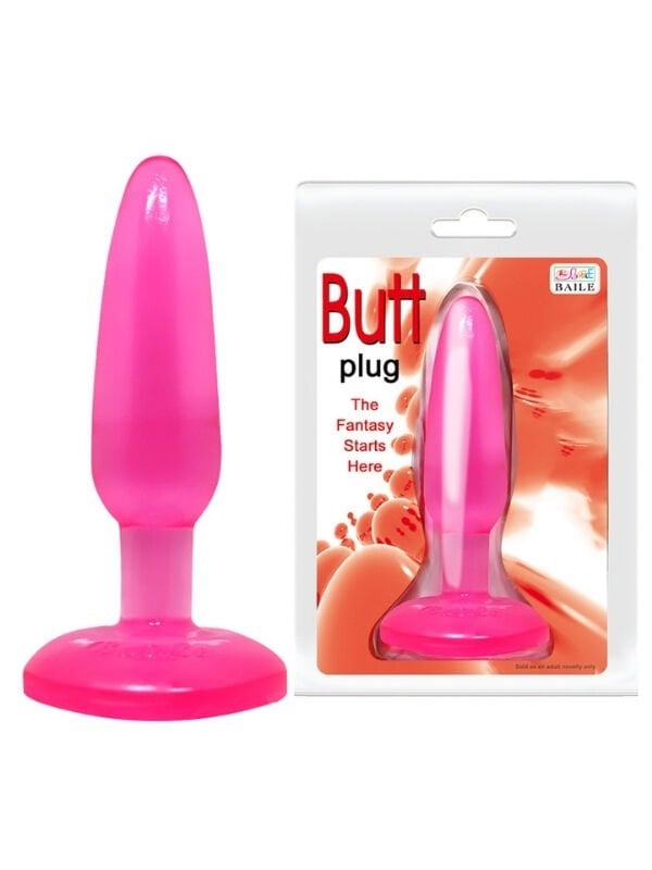 724Haz Pembe Butt Plug | Silikon, Ergonomik ve Başlangıç Seviyesi Anal Tıkaç