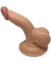 Gerçekçi Testisli 13 cm Dildo | 724Haz
