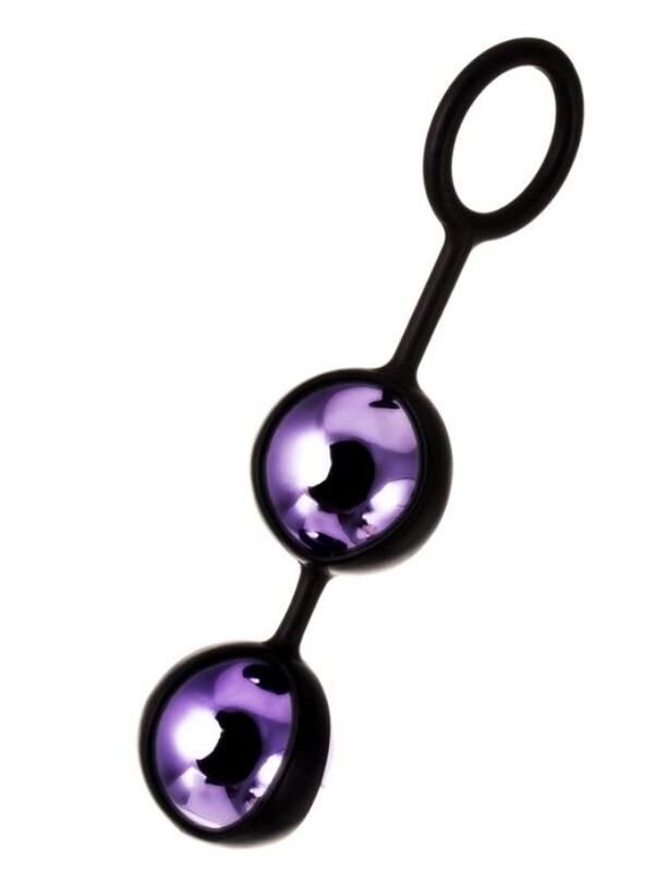 Raspy Vajinal Topları 14 cm | Mor ABS Plastik Kegel Egzersiz Topları