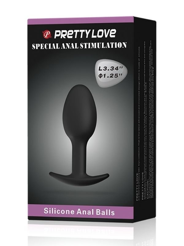 724Haz Special Anal Stimulation Ağırlıklı Anal Plug | Silikon, İçi Toplu, Ergonomik Tıkaç