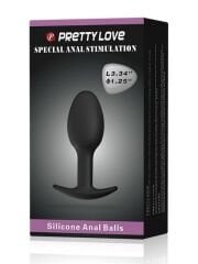 724Haz Special Anal Stimulation Ağırlıklı Anal Plug | Silikon, İçi Toplu, Ergonomik Tıkaç