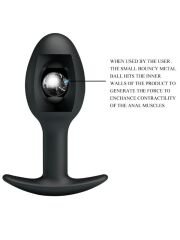 724Haz Special Anal Stimulation Ağırlıklı Anal Plug | Silikon, İçi Toplu, Ergonomik Tıkaç