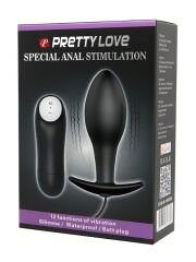 724Haz Special Anal Stimulation Titreşimli Anal Plug | 12 Fonksiyon, Kumandalı, Silikon
