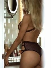 Siyah Transparan Detaylı Fantezi İç Çamaşırı