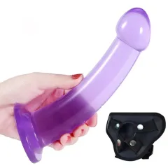 Belden Bağlamalı Jel Strapon & Dildo – Esnek Jel, Ayarlanabilir ve Gerçekçi Tasarım | 724Haz