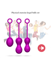 FoxShow Kegel Egzersiz Topları Seti | 3 Farklı Ağırlık & Medikal Silikon | 724Haz