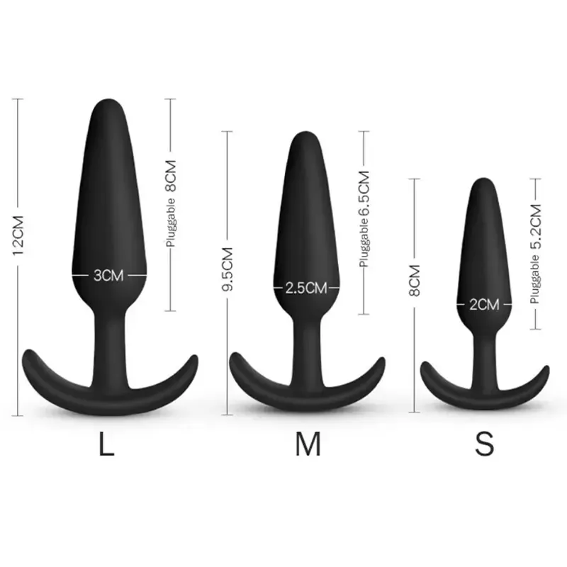 Sevindik Medikal Lolipop Sailor Üçlü Butt Plug Set