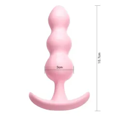 Sevimli Silikon Anal Plug Seti – 3 Boy Seçenekli, Esnek ve Güvenli Tasarım | 724Haz