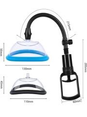 Pussy Pump Premium Fun – Çift Başlıklı Vajina & Göğüs Pompası | Vakumlu ve Titreşimli | 724Haz