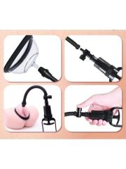 Pussy Pump Premium Fun – Çift Başlıklı Vajina & Göğüs Pompası | Vakumlu ve Titreşimli | 724Haz