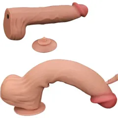 Lovetoy 36 Cm Çift Katmanlı Kayar Derili Dildo