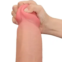 Lovetoy 36 Cm Çift Katmanlı Kayar Derili Dildo