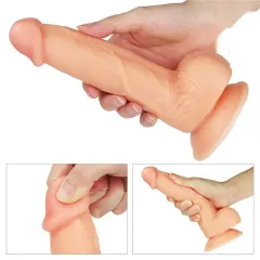 Lovetoy The Ultra Soft Dude 20 cm Dik Dildo – Ultra Yumuşak, Esnek ve Gerçekçi Silikon | 724Haz