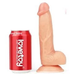 Lovetoy The Ultra Soft Dude 20 cm Dik Dildo – Ultra Yumuşak, Esnek ve Gerçekçi Silikon | 724Haz