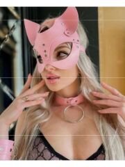 Pembe Deri Yüz Maskesi