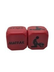 Büyük Renkli Pozisyon Zarı – Kırmızı | Çiftlere Özel Erotik Oyun | 724Haz