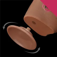 Lovetoy 34 Cm Çift Katmanlı Kayar Derili Melez Dildo